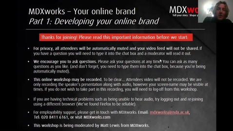 Thumbnail for Online branding Part 1_Developing your Online Brand