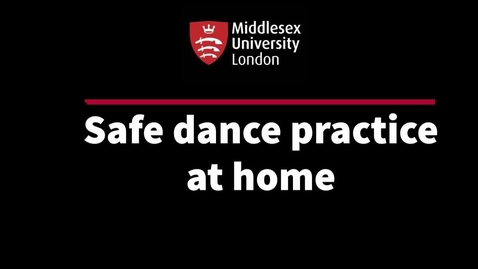 Thumbnail for Safe dance practice at home