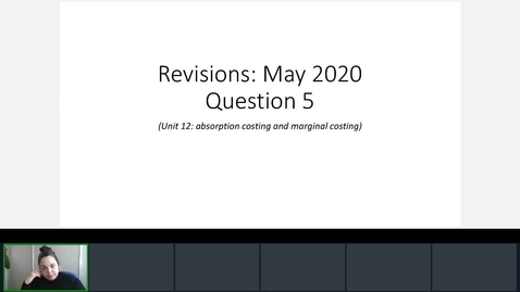 Thumbnail for Rec- Mar 14, 2022 10:32 AM - ACC1115 Agnes Session.mp4
