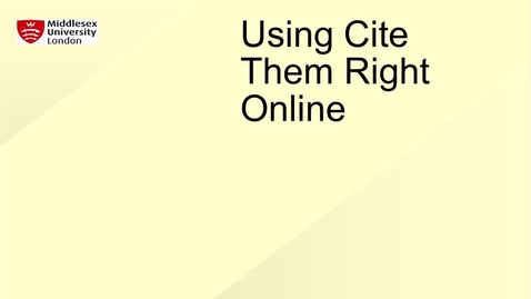 Thumbnail for Using CTR