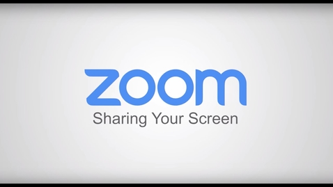Thumbnail for Sharing Your Screen Zoom