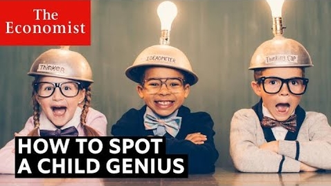 Thumbnail for How to spot a child genius | Economist