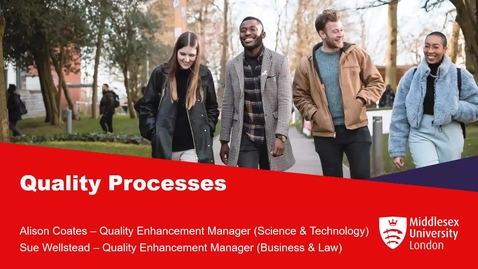 Thumbnail for entry Quality Processes 17 Nov-23