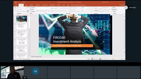 Thumbnail for entry Rec- Oct 31, 2022 1:06 PM - MUM 202223 FIN 3160 Investment Analysis MRU
