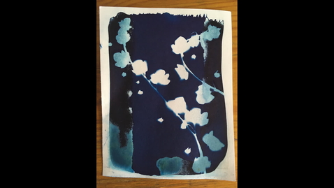 Thumbnail for entry Cyanotype timelaps #1