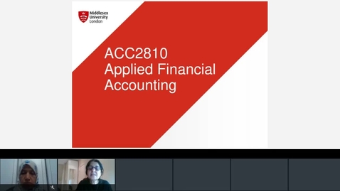 Thumbnail for Unit 7 Investment in Other Companies Lecture Jan 4, Firoozeh  Monday Session