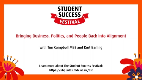 Thumbnail for SSF 2022 Bring Business and Politics Back into Alignment with Tim Campbell and Kurt Barling