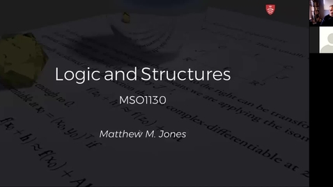 Thumbnail for MSO1130 Week 14 Wednesday