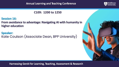 Thumbnail for Strand 4: From Avoidance to Advantage: Navigating AI with Humanity in Higher Education