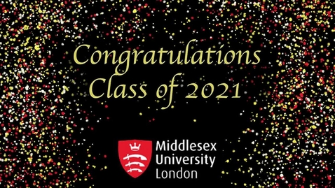 Thumbnail for Middlesex graduation video