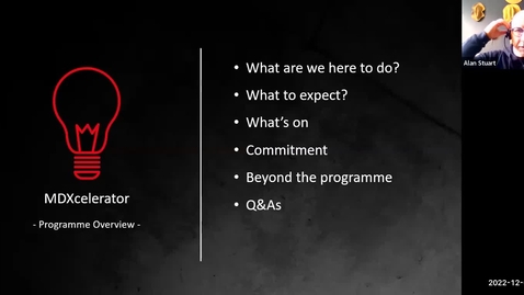 Thumbnail for MDXcelerator 2022/23 - Programme Introduction