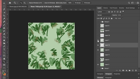 Thumbnail for entry photoshop 12 - Importing Bushes + Editing