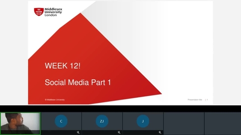 Thumbnail for entry Clip of Week 12 - Social Media_1