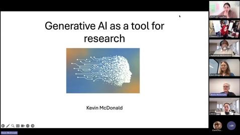 Thumbnail for Generative AI as a tool for doctoral research: a hands-on workshop 13.11.2025