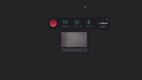Thumbnail for Kaltura Capture App Walkthrough