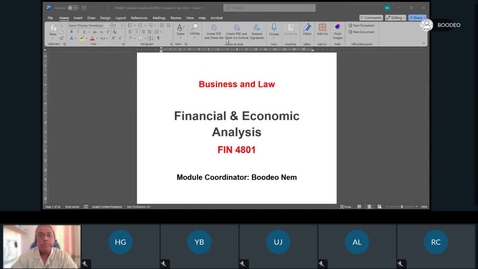 Thumbnail for Rec- Jan 22, 2026 5:39 PM - 2025_26_MBA_FIN4801_Financial and Economic analysis MRU.mp4