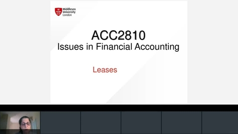 Thumbnail for Unit 10 Lecture  Leasing  Firoozeh 25 January.mp4