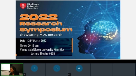 Thumbnail for entry Part 1 and Opening Ceremony- 2022 Research Symposium.mp4