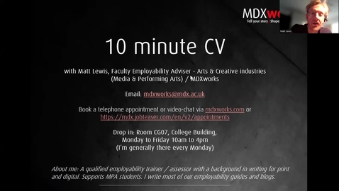 Thumbnail for 10 minute CV_Jan 2023