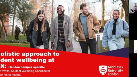 Thumbnail for 21-22: A holistic approach to student wellbeing at MDX
