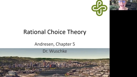 Thumbnail for entry Crime in the City - Rational Choice Theory