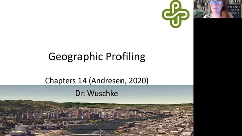 Thumbnail for Crime in the City - Geographic Profiling (Video)