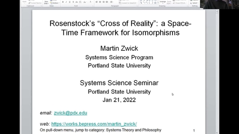 Thumbnail for 21 Jan 2022 Martin Zwick
