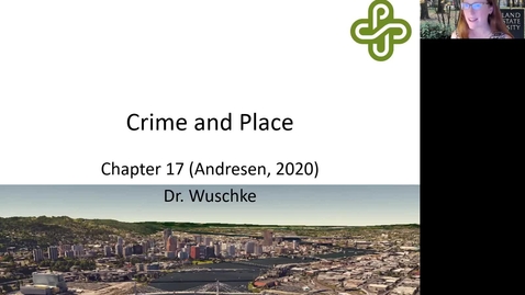Thumbnail for Crime in the City - Crime and Place