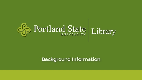 Thumbnail for Background Information