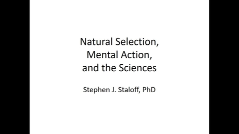 Thumbnail for 2/2/18 SySc Seminar, Steve Staloff
