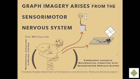 Thumbnail for 4/19/2019, Gin McCollum, Portland State University Mathematical cognition and the sensorimotor brain: Experiment on mental imagery