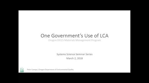 Thumbnail for 3/2/18 SySc Seminar, Peter Canepa