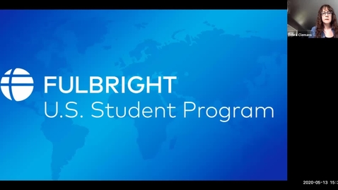 Thumbnail for entry Clip of Info Session for Fulbright US Student Program May 13, 2020 (via Zoom)