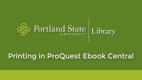 Thumbnail for entry Printing in Proquest EBook Central