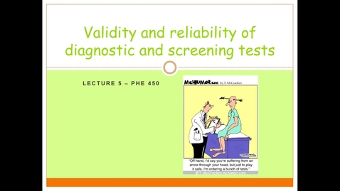 Thumbnail for PHE 450_Lecture 5_720