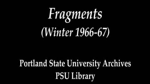 Thumbnail for Fragments (Winter 1966-67)