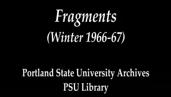Fragments (Winter 1966-67)
