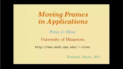 Thumbnail for entry 3/11/2011, Peter Hoff, University of Washington,  Mean and covariance models for tensor-valued data