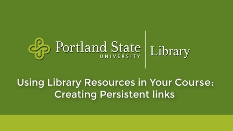 Thumbnail for Persistent and Proxied Links