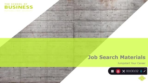 Thumbnail for Job Search Materials