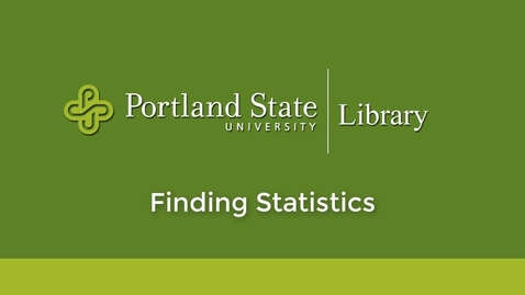 Thumbnail for Finding Statistics