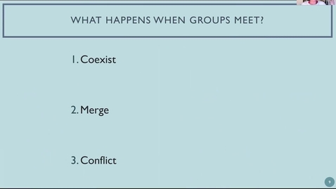 Thumbnail for entry 6.2b - Why Groups Conflict: Mere Categorization