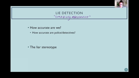 Thumbnail for entry 7.2d - Lie Detection: The Polygraph