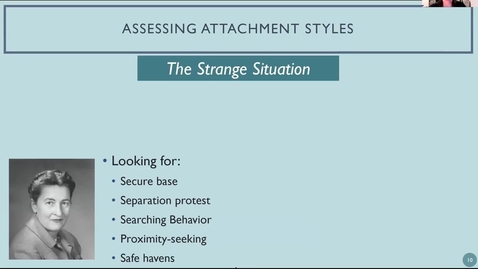 Thumbnail for entry 5.1d - The Strange Situation: Operationalizing Attachment