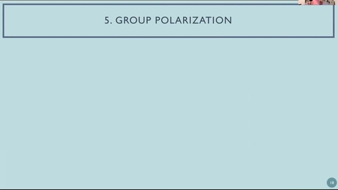 Thumbnail for 6.1e - Group Polarization &amp; Minority Influence