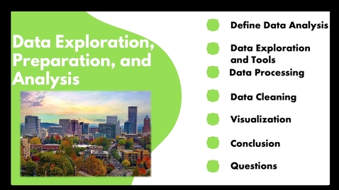 Thumbnail for Data Exploration, Preparation, and Analysis – Part I