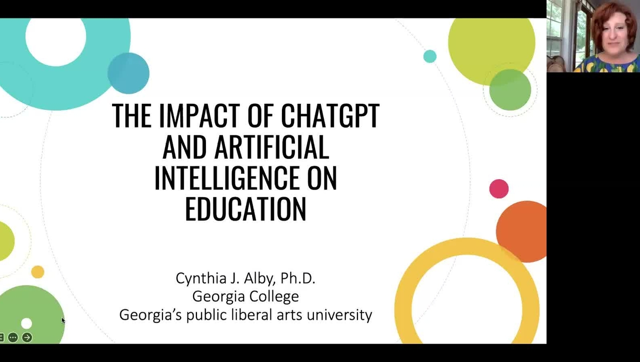 The Impact of ChatGPT and Artificial Intelligence on Education from May 12, 2023