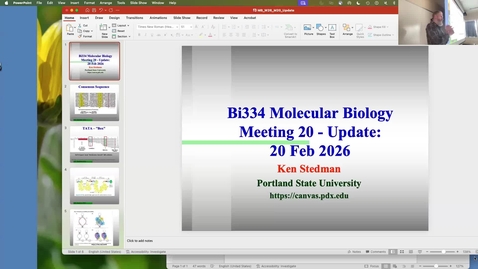 Thumbnail for Class Recording Molecular Biology 20 Feb 2026