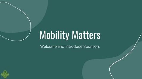 Thumbnail for Welcome to Mobility Matters 2024
