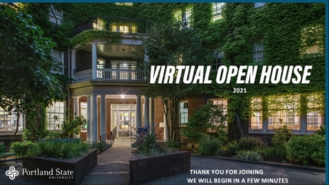 Thumbnail for entry PSU Virtual Open House 2021